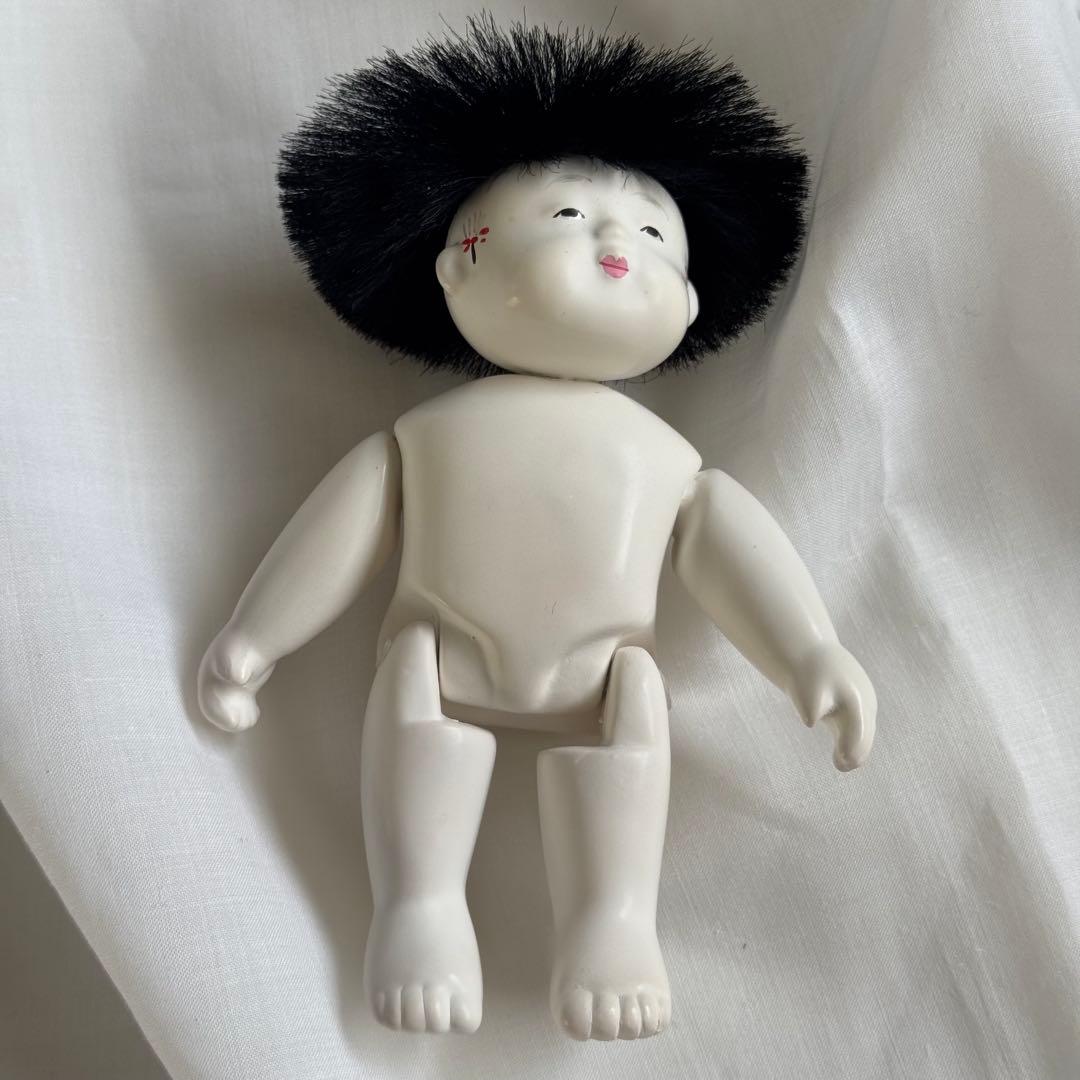 御所人形　わらべ男の子　身長12cm五代目光宝作　吉野光宝