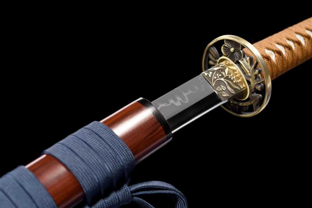 【キツネ桜】古兵器 武具 刀装具 日本刀　模造刀 居合刀 武士道 鑑賞用 美術刀