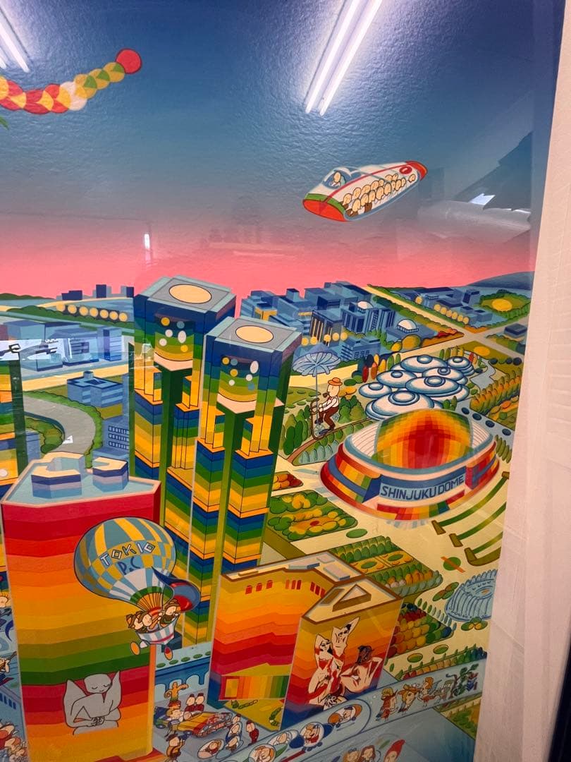 激レア巨大アート　杉村篤　メトロポリス新宿　横尾忠則　手渡しのみ特価！貴重芸術