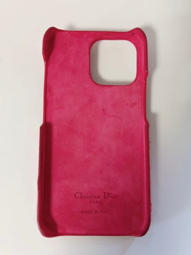 ディオールChristianDior iPhone14Pro ケース ピンク