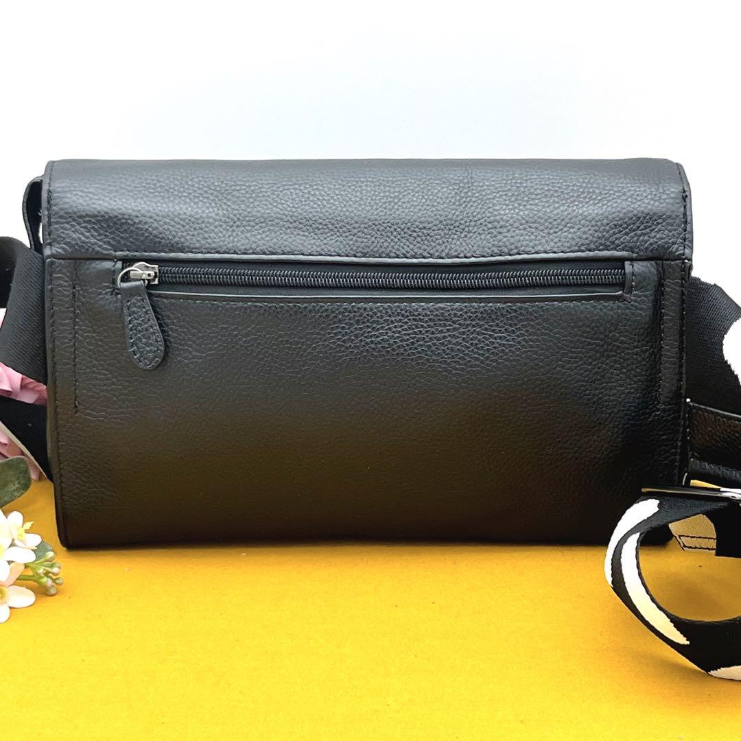 もなか　イアパピヨネ　ワイドテープ　ショルダーバッグ　ダルメシアン柄