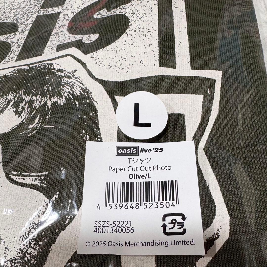 oasis live'25 Tシャツ Paper Cut Out Photo Ｌ