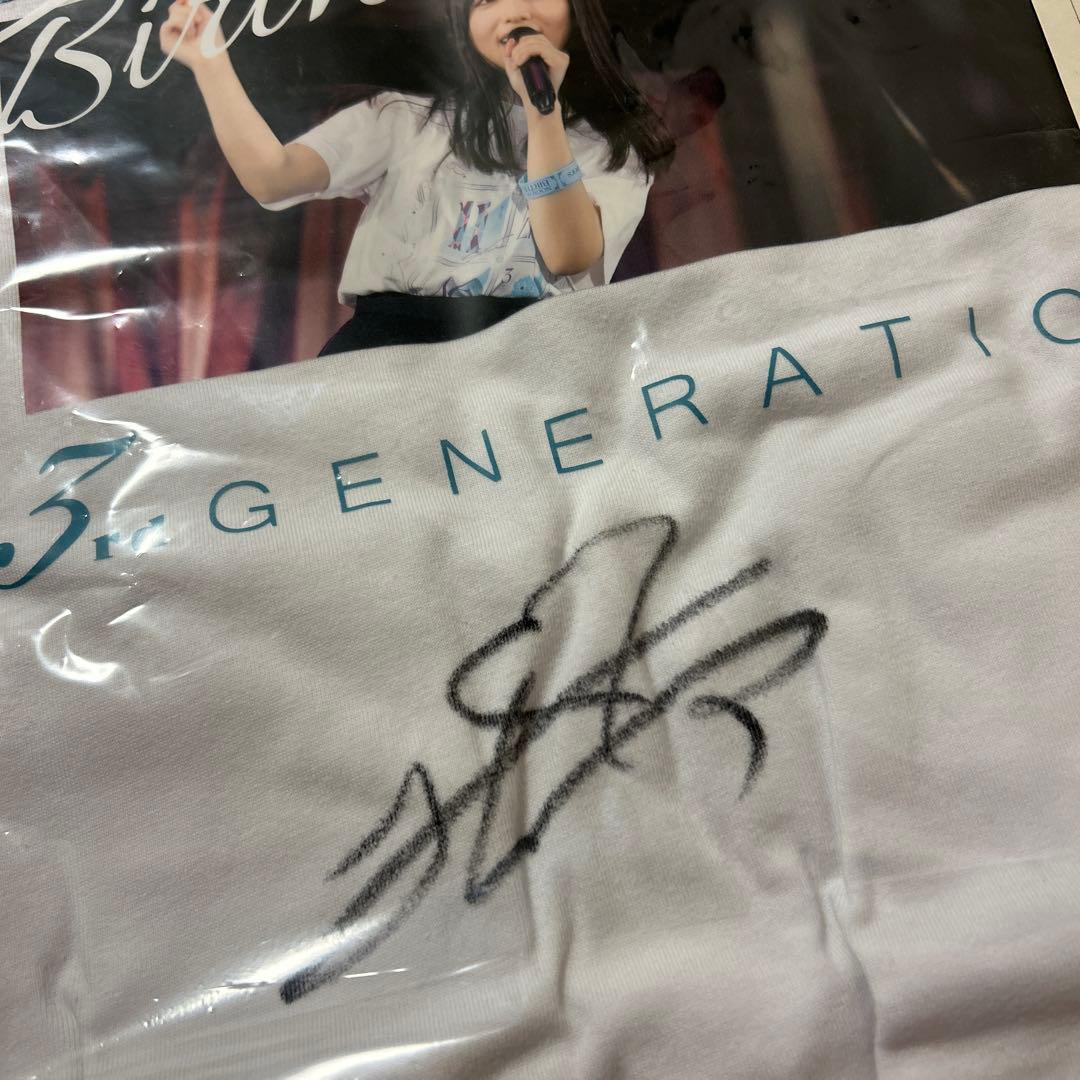 乃木坂46 3rd GENERATION 直筆サイン入りTシャツ