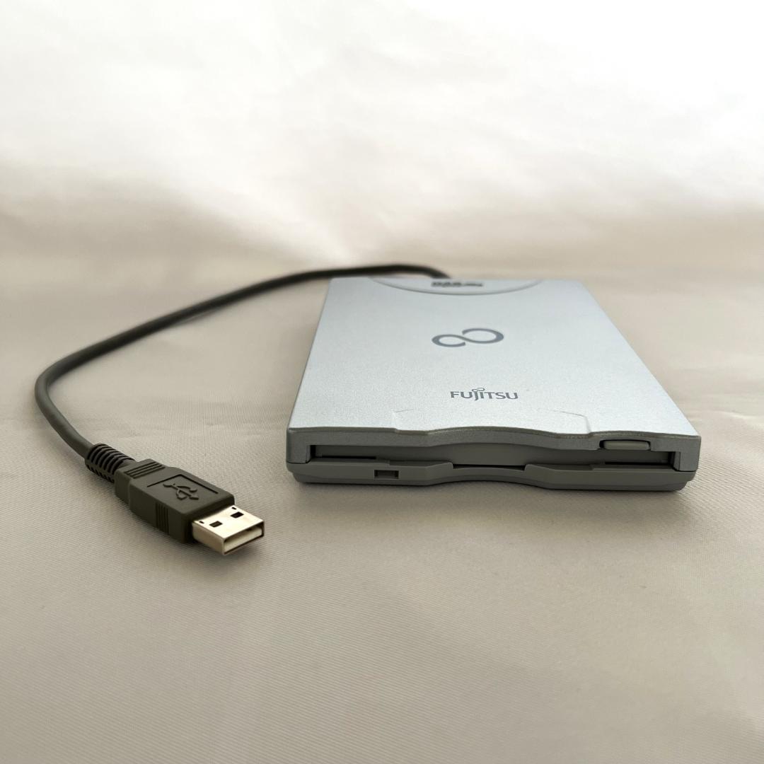 マクセル フロッピー3.5型×2ケース合計80枚＋富士通 USB FDDユニット