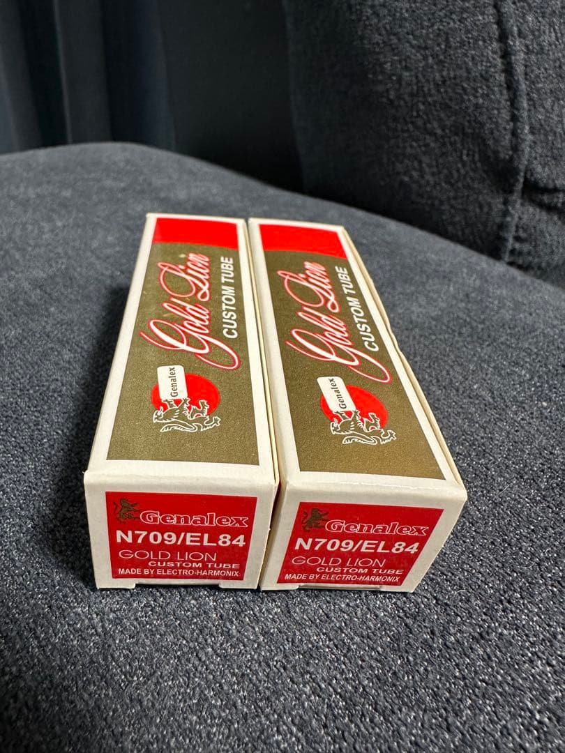 新品同様 Genalex GOLD LION EL84 N709 マッチ2本