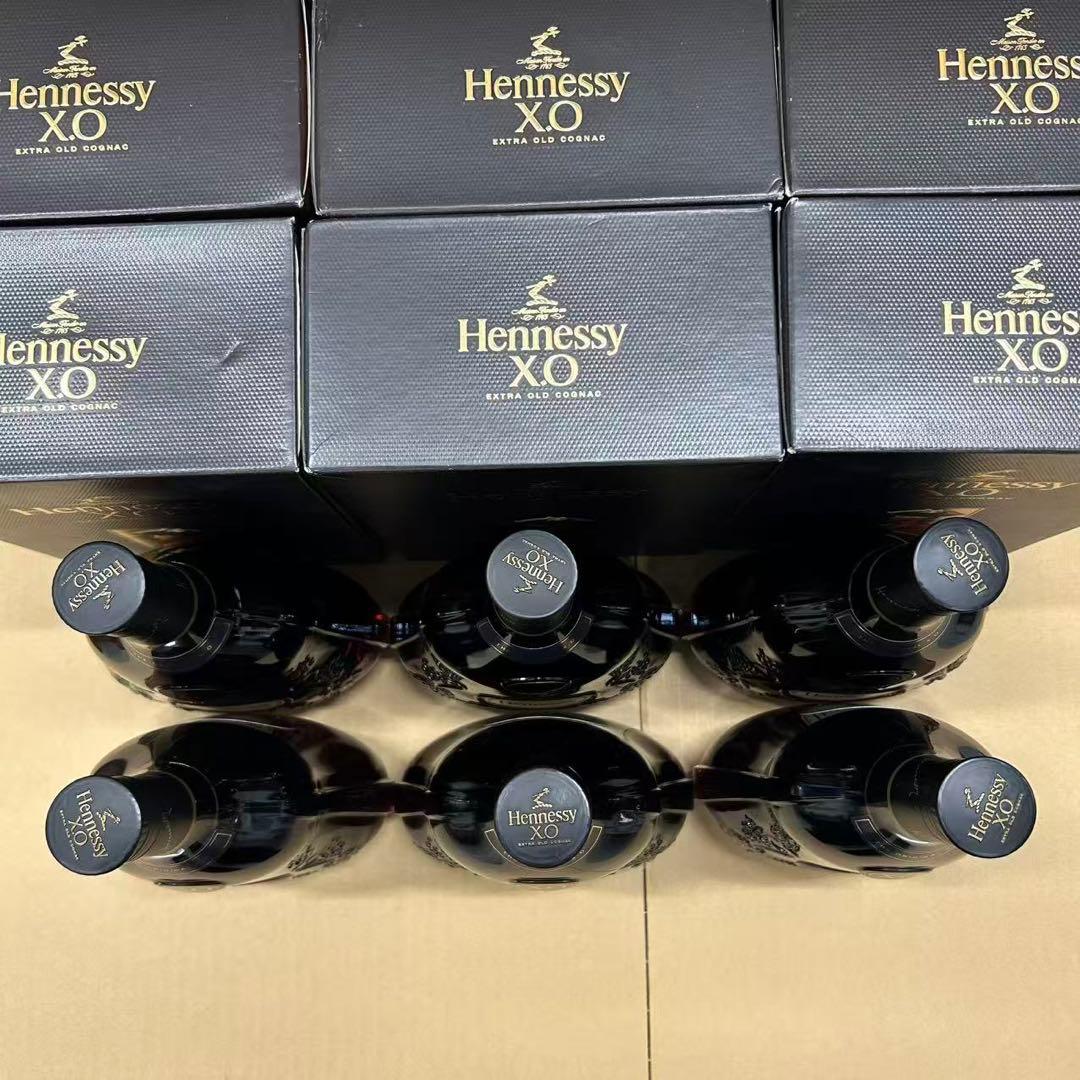古酒 並行 Hennessy ヘネシー XO 黒キャップ 箱付き 6点セット