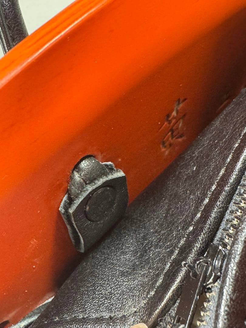 鎌倉彫　ハンドバック　彫刻家村主匡左造　羊皮　目立った傷や汚れなし　着物バック