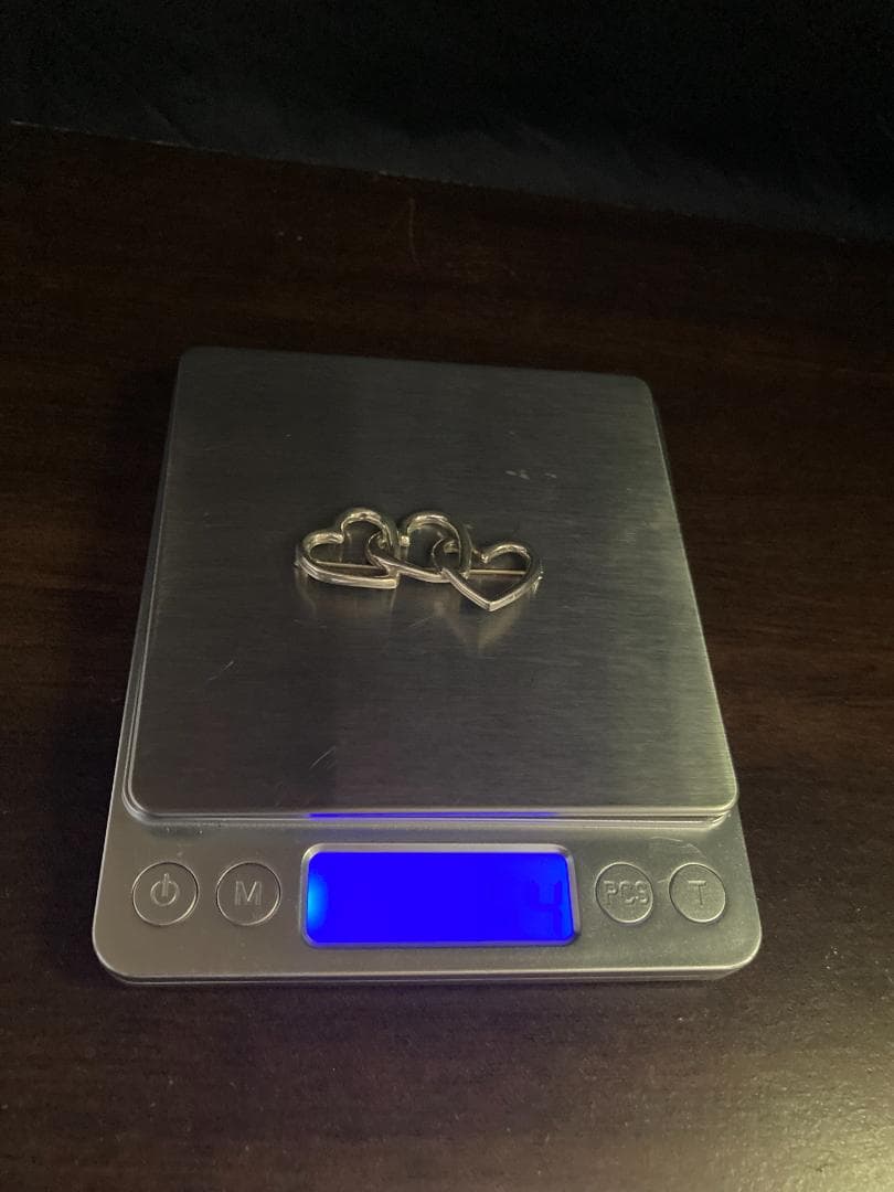 美品 オールドティファニー トリプルオープンハート ブローチ 1984 925