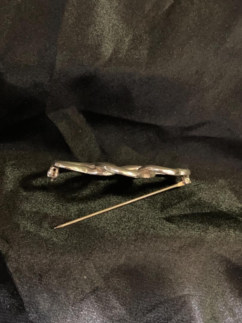 美品 オールドティファニー トリプルオープンハート ブローチ 1984 925