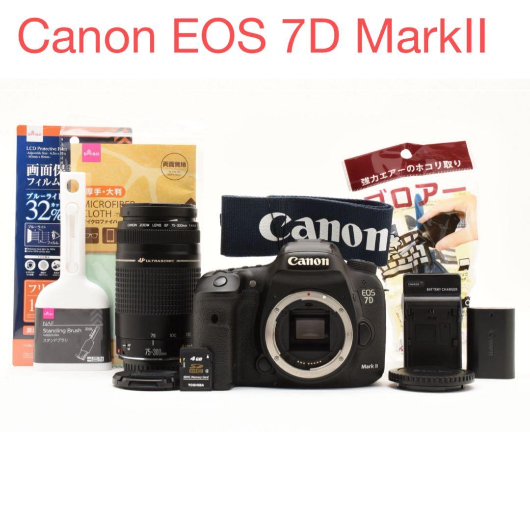 デジタル 一眼レフ カメラCanon EOS 7D MarkⅡ 望遠レンズセット