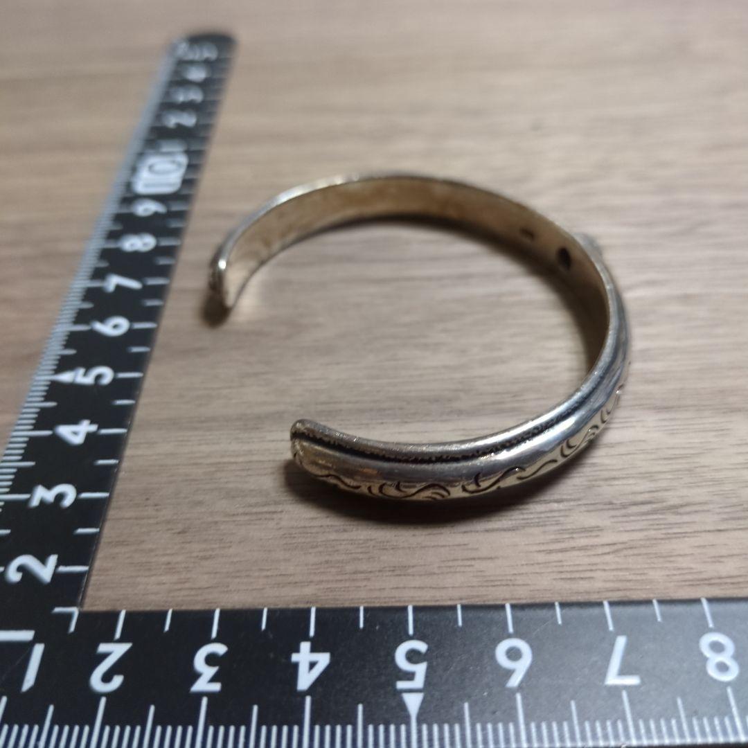 シルバー925 アラベスクデザイン シルバーバングル