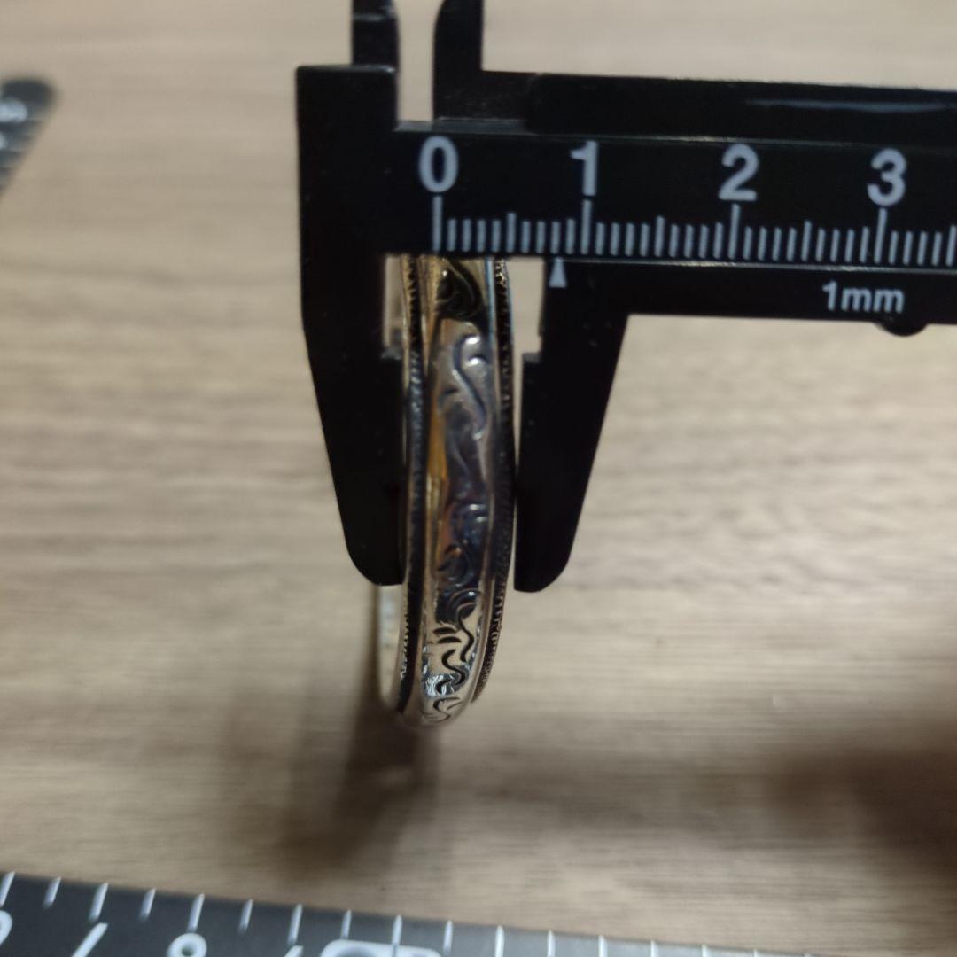 シルバー925 アラベスクデザイン シルバーバングル