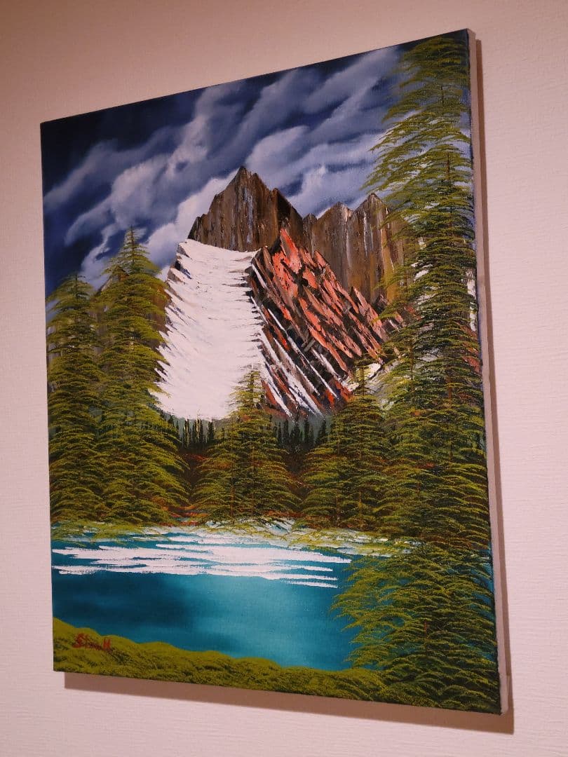 絵画 Lone Mountain