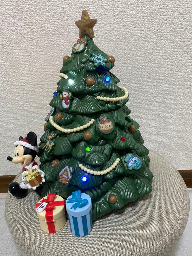 【説明欄必読】ディズニークリスマス　ポップコーンバケットLED化
