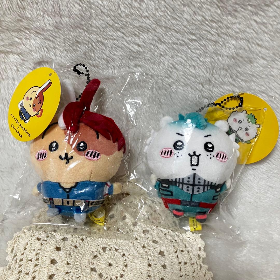 ヒロアカ ちいかわコラボ 轟焦凍 緑谷出久 マスコット　ぬいぐるみ
