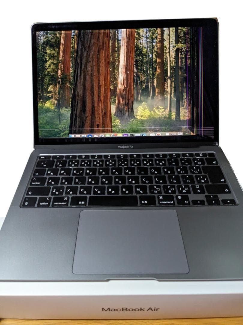 【液晶割れ】MacBook Air M1 13インチ　メモリ：8GB