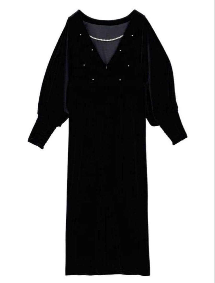 AMERI VINTAGE ベロアドレス【M】