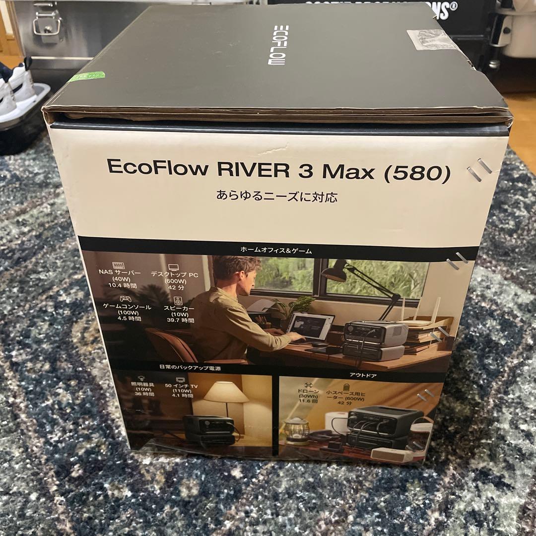 新品　ECOFLOW リバー3MAX ポータブル電源
