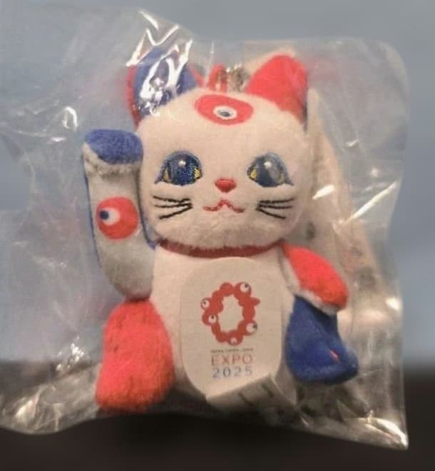 万博限定 招き猫マスコット だるまマスコット　ぬいぐるみ　吉徳