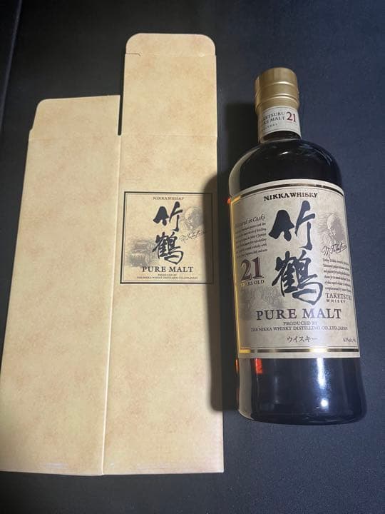 ニッカウヰスキー 竹鶴 21年 ピュアモルト 700ml