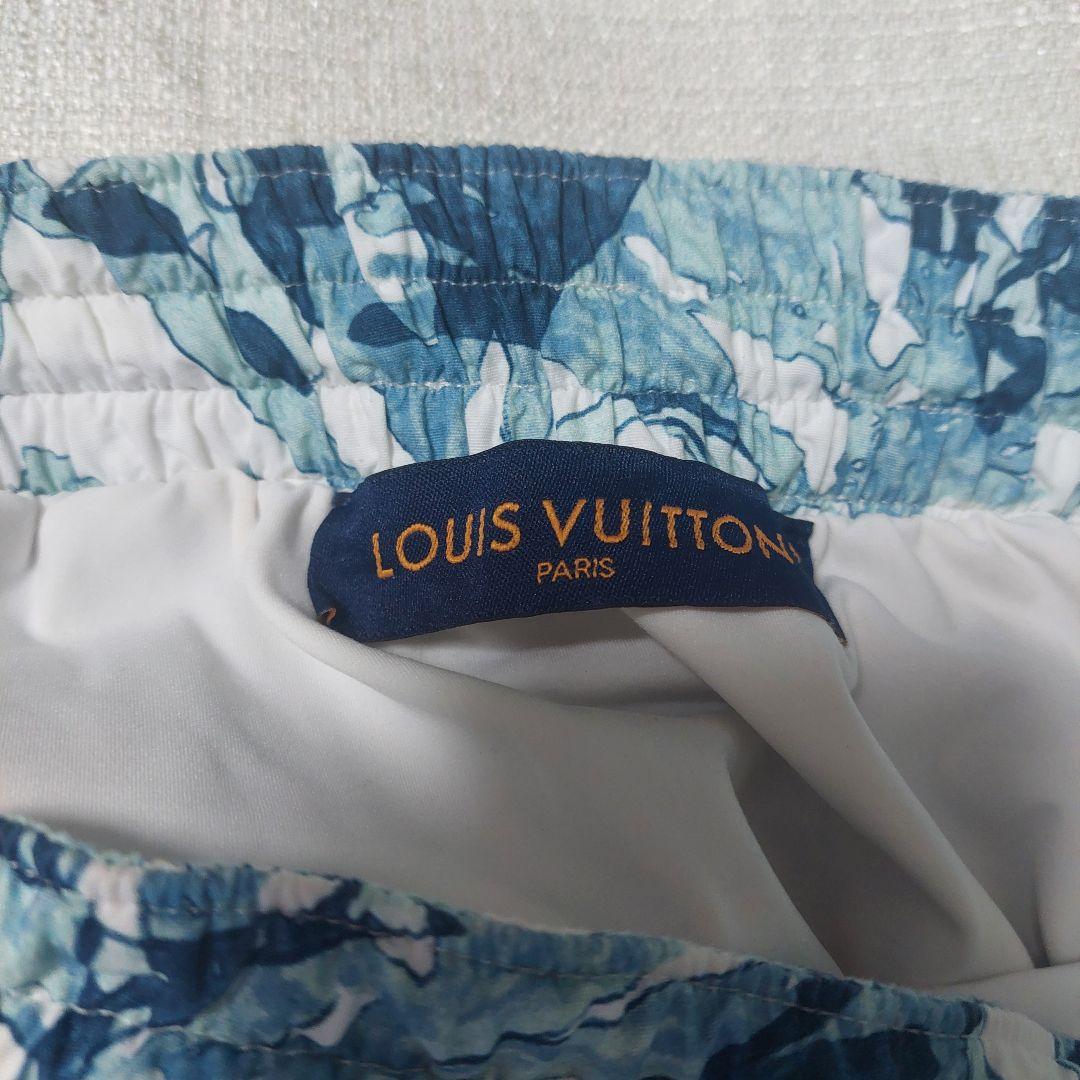 Louis Vuittonプリンテッドナイロンスイムショーツ/サイズ:M/美品