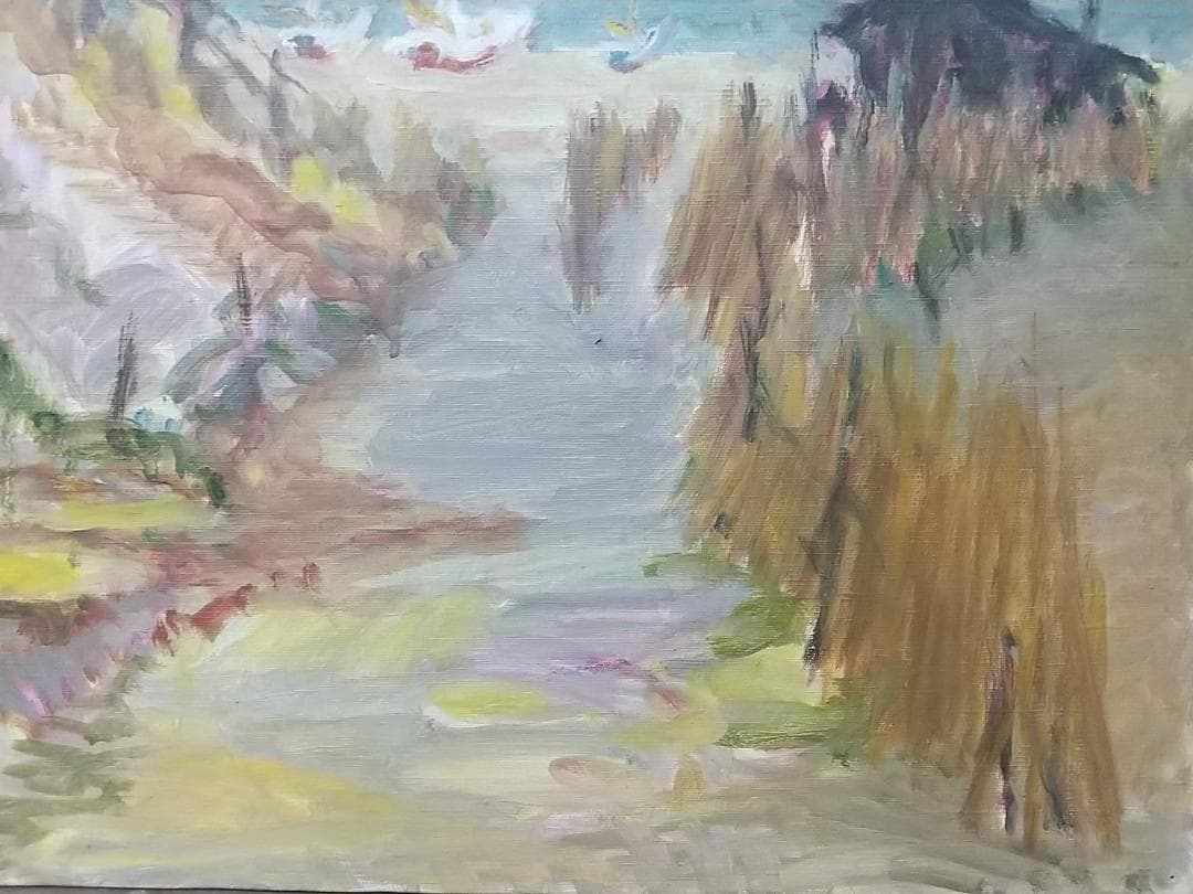 「湘南の午後」P10 油絵 絵画