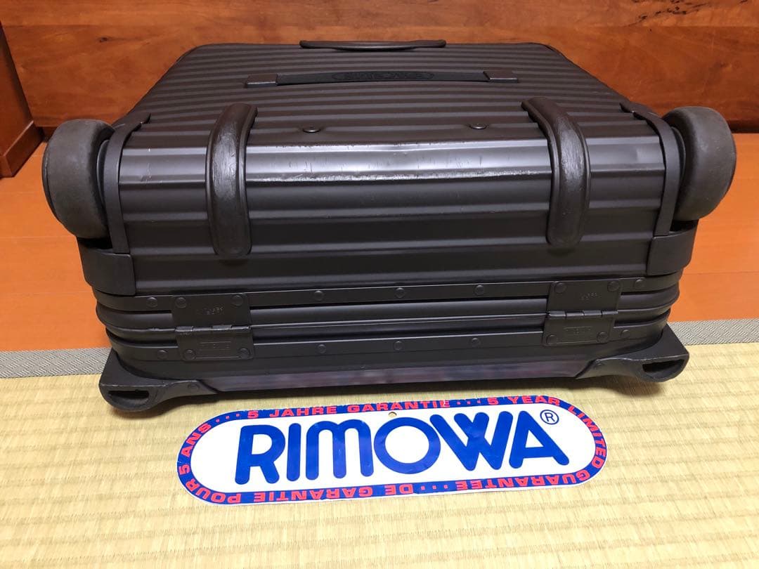 ☆美品☆RIMOWA リモワ　ステルス　ビジネストロリー2輪　　23L-28L