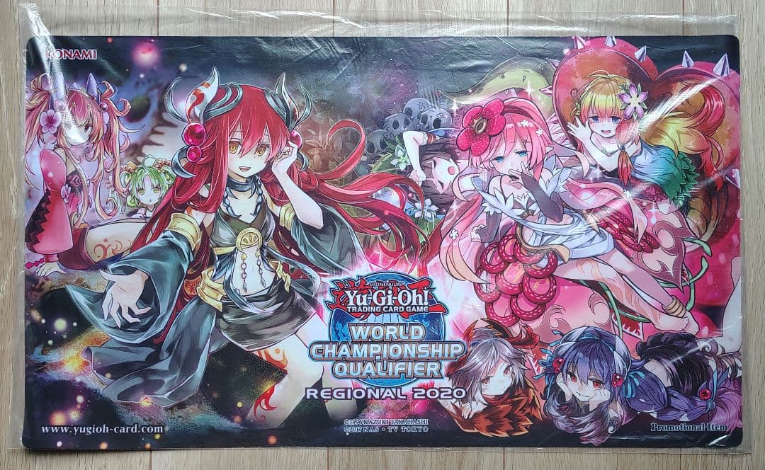 遊戯王 公式 プレイマット 蟲惑魔 WCQ 2020 未開封 EU版