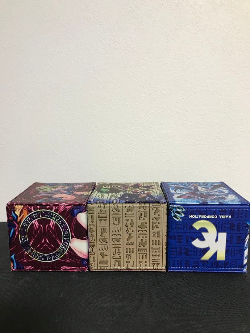 遊戯王　ミレニアム　デッキケース 遊戯　海馬　ブラックマジシャンガール　セット