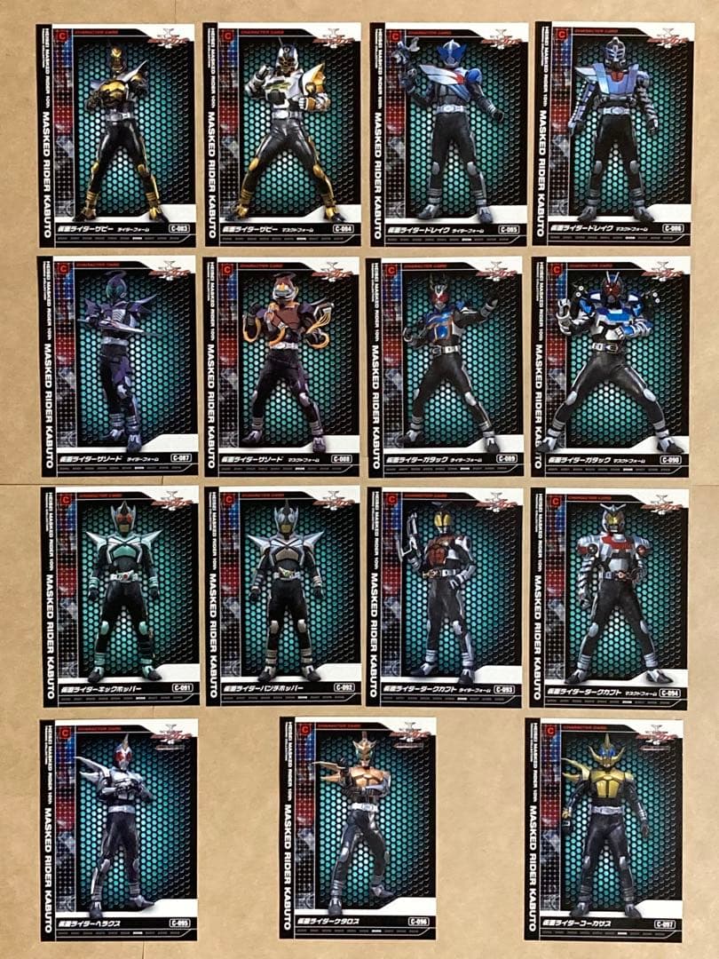 平成仮面ライダー10thトレカ　キャラクターカード　全147種コンプ