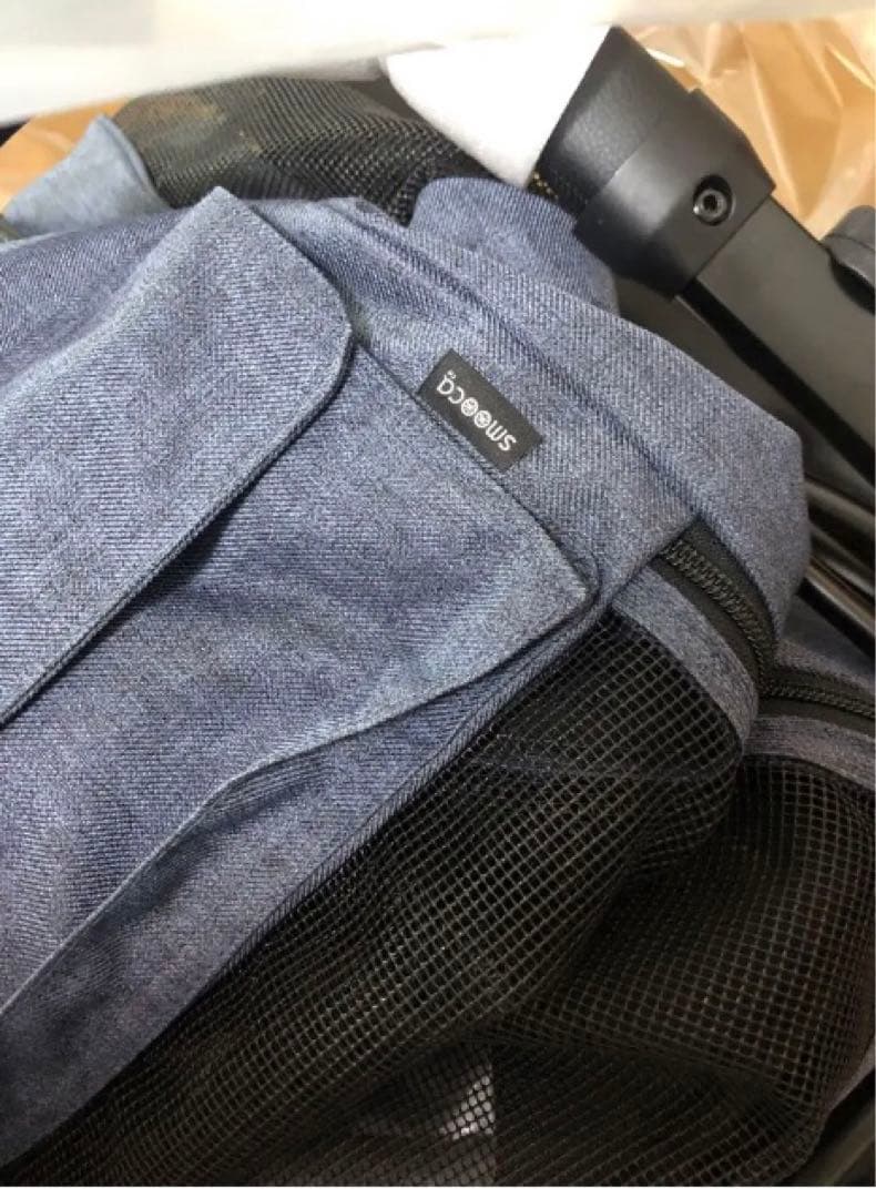 新品未使用 ペットパラダイス　ペットカート折りたたみバギー デニム　犬