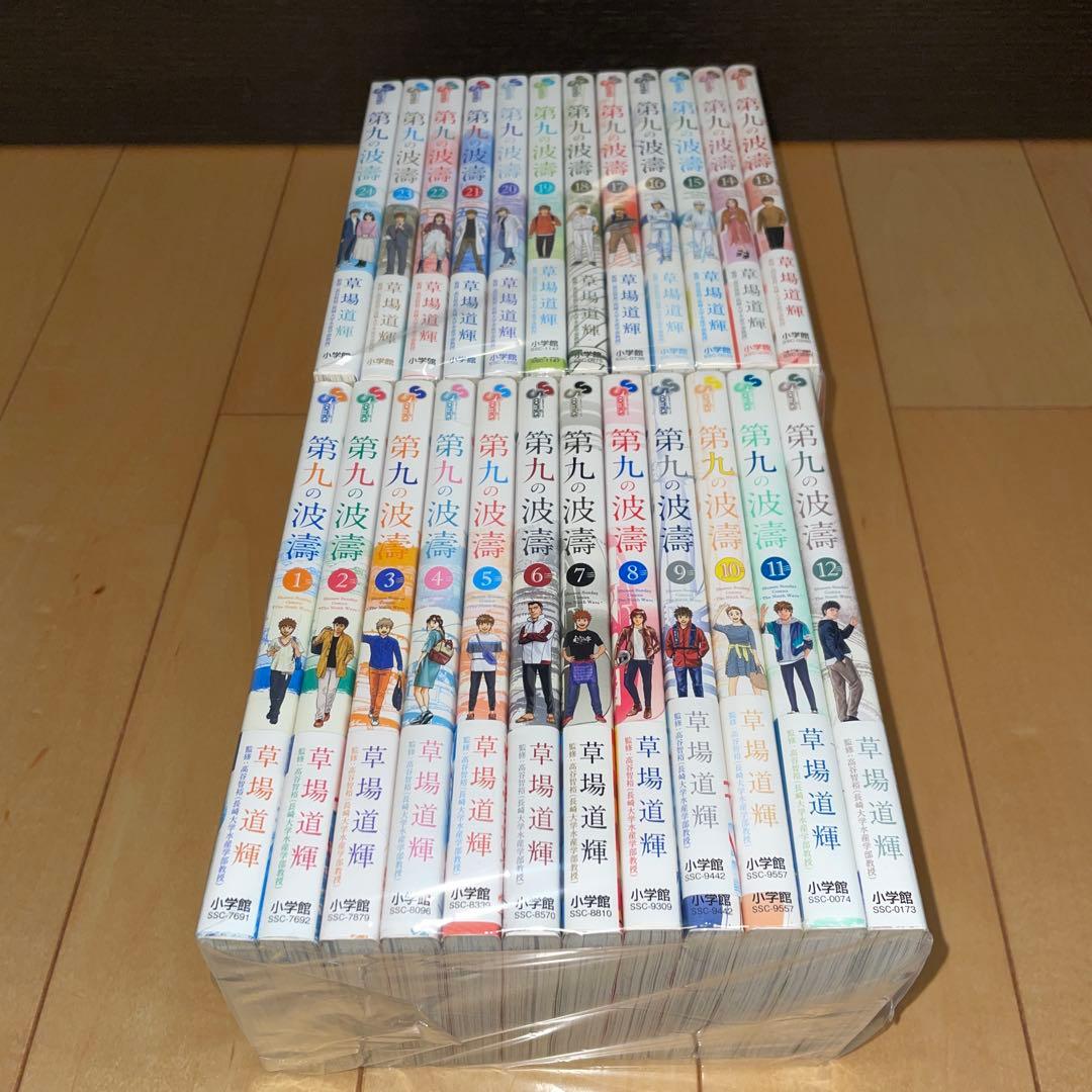 第九の波濤 全巻セット　1から24 草場道輝　サンデー　小学館　美品