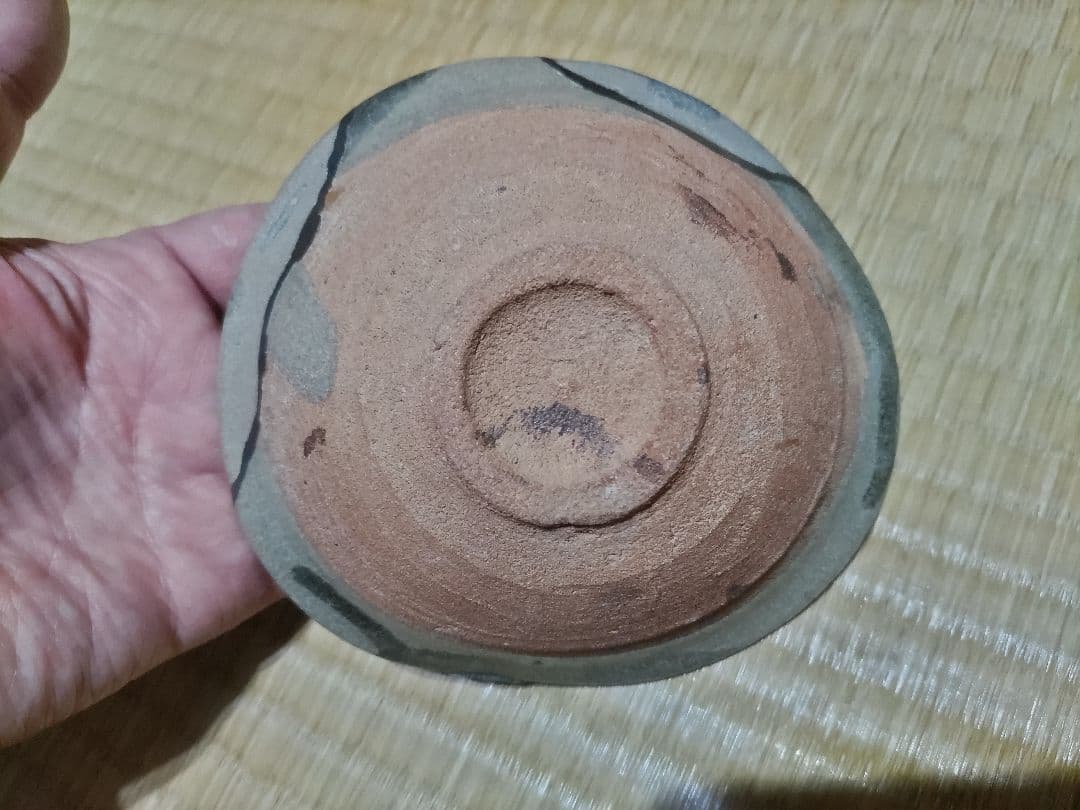 古唐津　皮鯨　向付　呼継２片