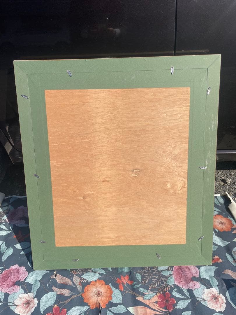 最終値下げ⭐️装飾的なゴールド木製額縁（昭和レトロ）