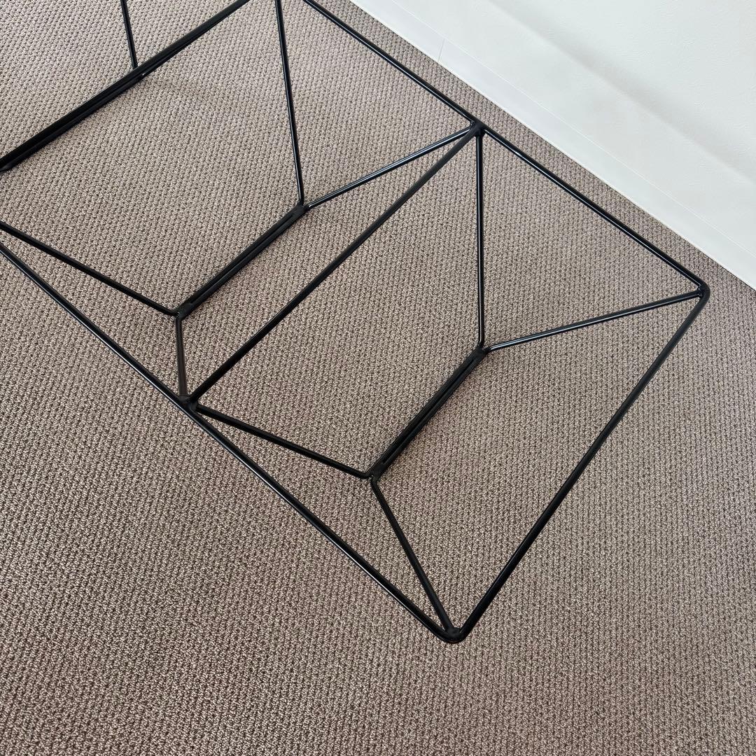 B&B Italia 1980'sヴィンテージ ALANDA ガラステーブル