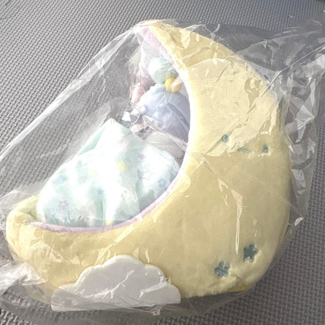 とかげ　すみっコぐらし　シーンぬいぐるみ　てのり　月のベビーベッド　サンエックス