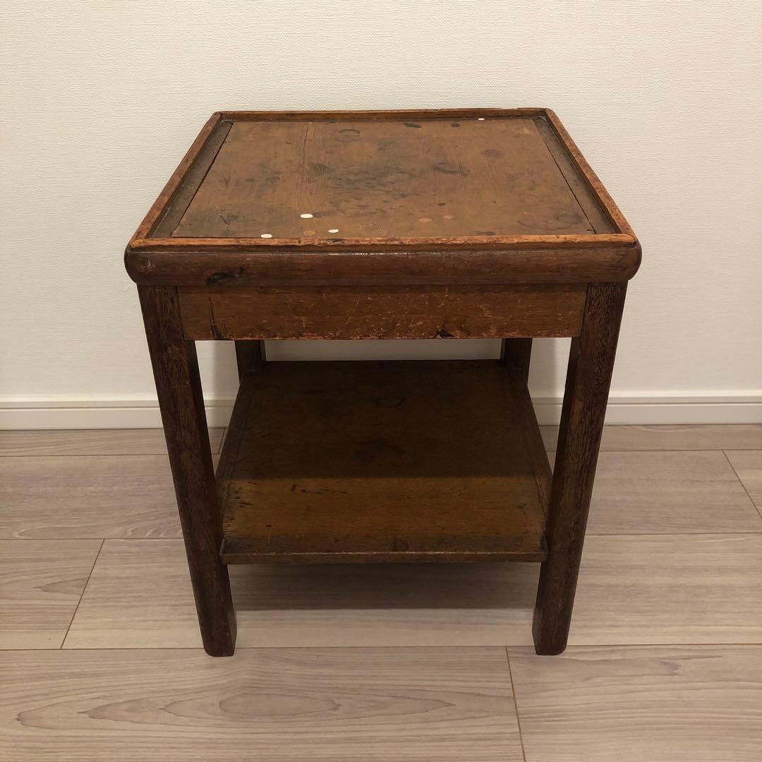 R*C様 ヴィンテージタイルトップ　サイドテーブル　アンティーク古道具