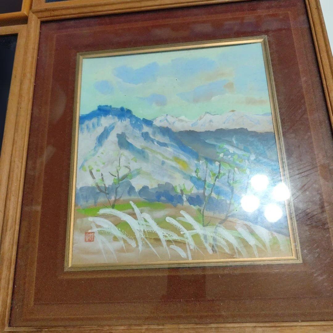 日本画 風景画 富士　6点セット茂木直樹他バラ売り可