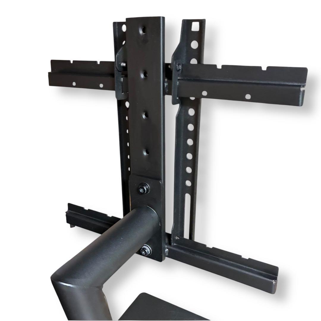 イコールズ　テレビスタンド wall A2ハイタイプ 黒 サテンブラック