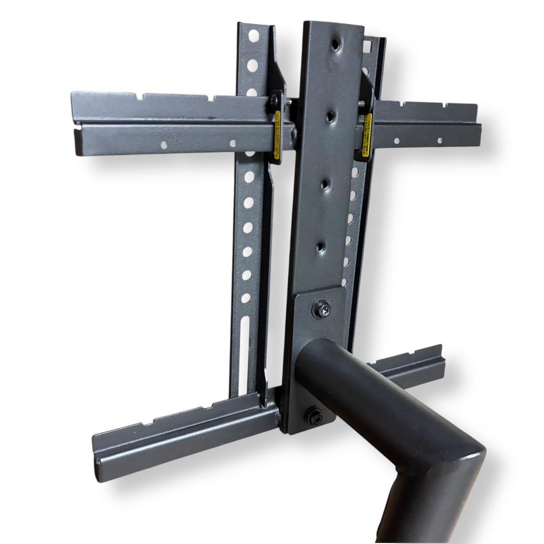 イコールズ　テレビスタンド wall A2ハイタイプ 黒 サテンブラック