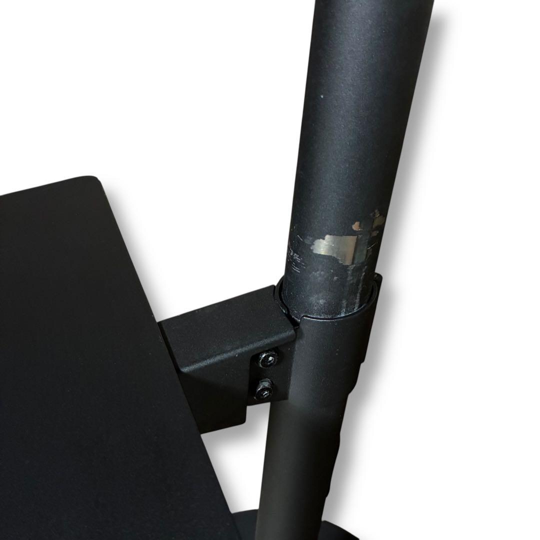 イコールズ　テレビスタンド wall A2ハイタイプ 黒 サテンブラック