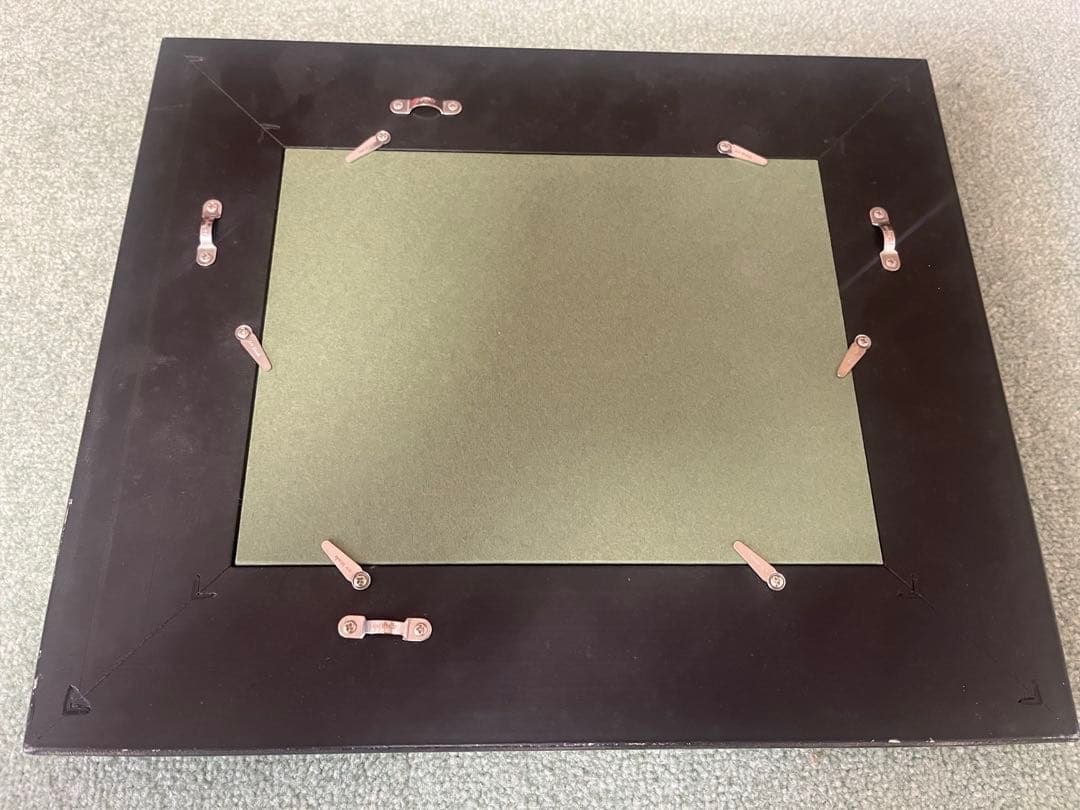 バラの絵 金属製フレーム