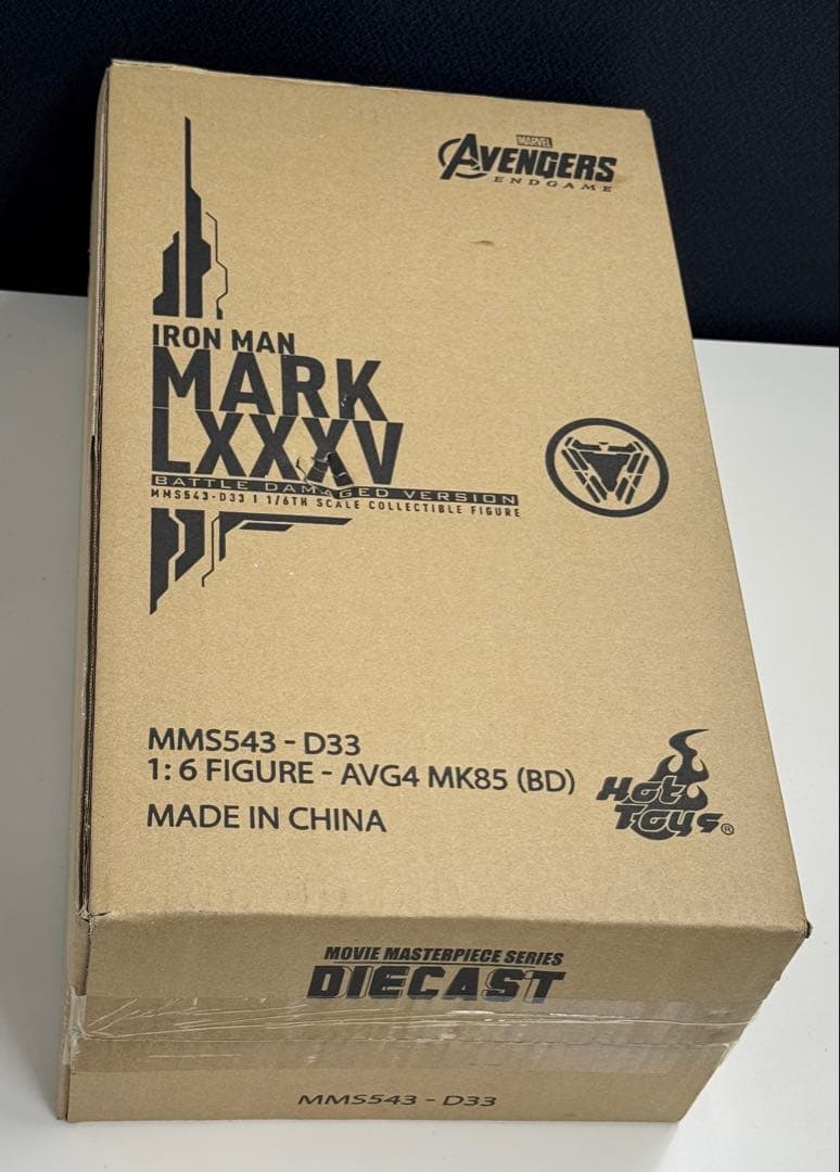 ホットトイズ　アイアンマン　マーク85 ダイキャスト「バトル・ダメージ版」通常盤