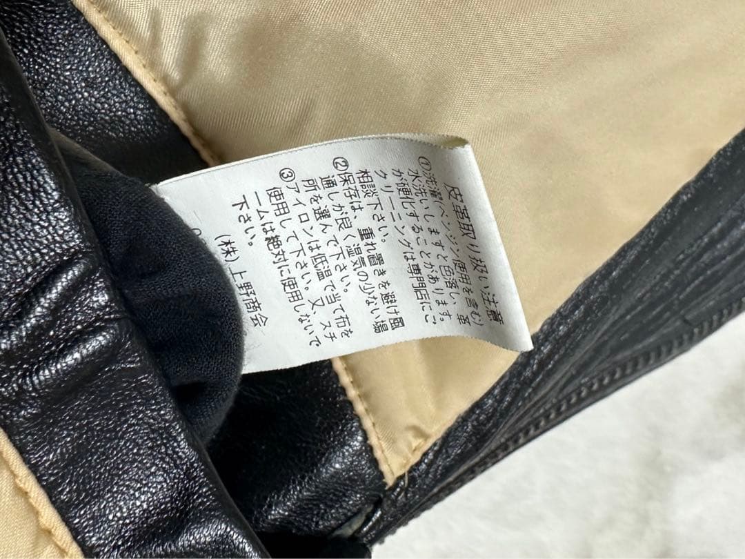 名作 AVIREX ブラック 黒 A2 A-2 フライトレザージャケット