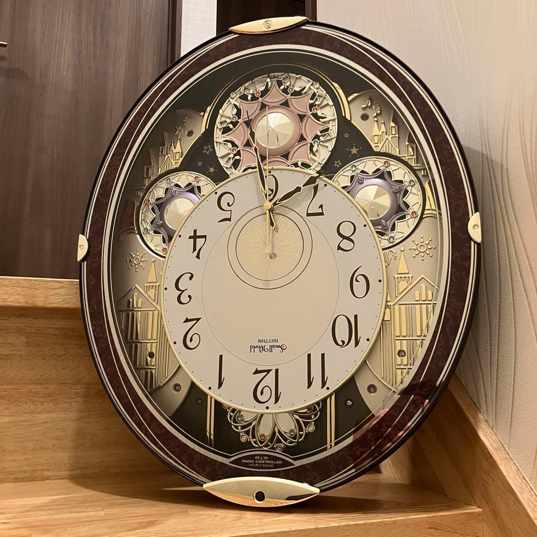 リズム時計 スモールワールド からくり時計 メロディ