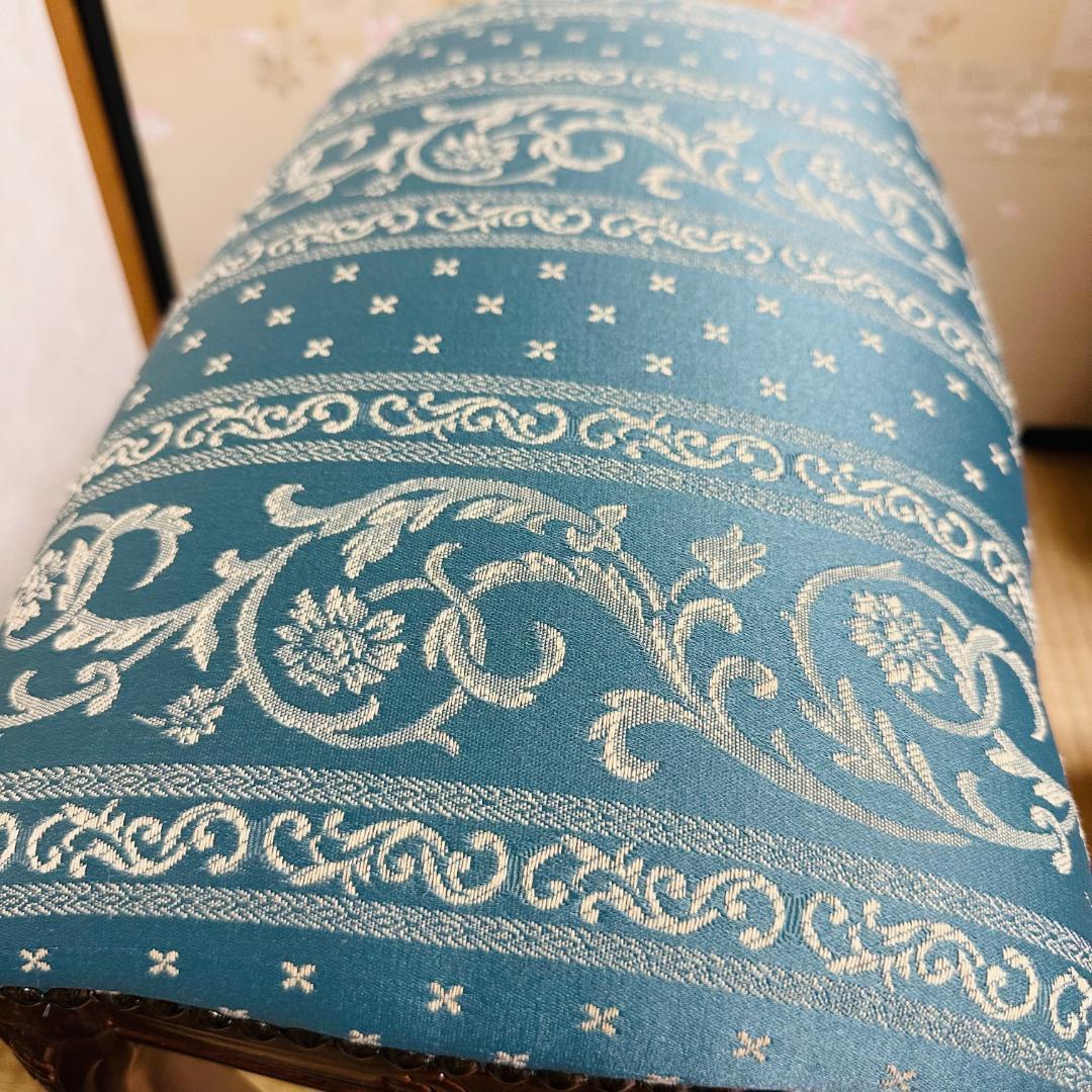 美品✨ イタリア アンティーク スツール オットマン 猫脚 クラシカル