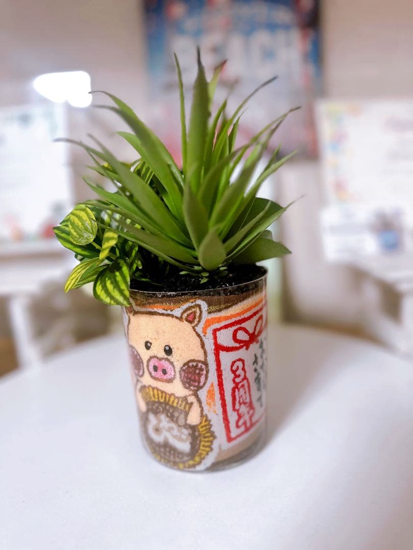 カラーサンドアート　周年祝い