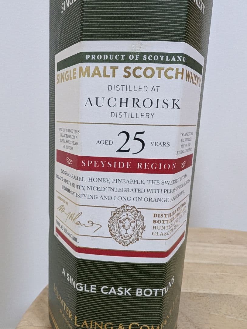 Auchroisk 25年/213本限定（日本国内36本）