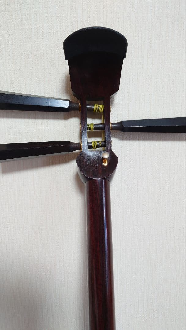 【青空さん専用出品】◆津軽三味線【紅木総木目/金細】付属品/ケース付き