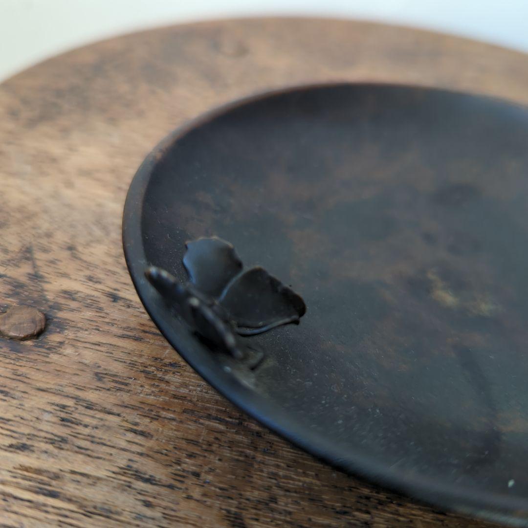 【民藝】【民芸】香炉 【猫】【蝶】